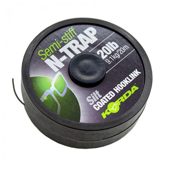 Поводковый материал KORDA N-Trap Semi-stiff 20lb Silt, фото , изображение 2