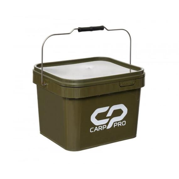 Вeдро прямоугольное сподовое CARP PRO с крышкой 10л, фото 