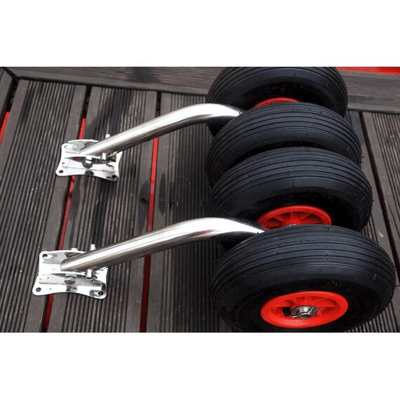 Сдвоенные транцевые колеса НДНД (перекидные, спарка, 212), фото 