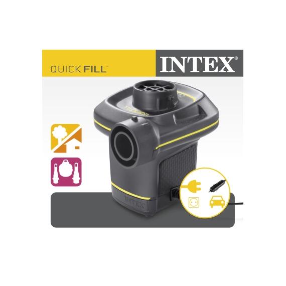 66634 Насос электрический/автомобильный Intex, 3 насадки, фото , изображение 3