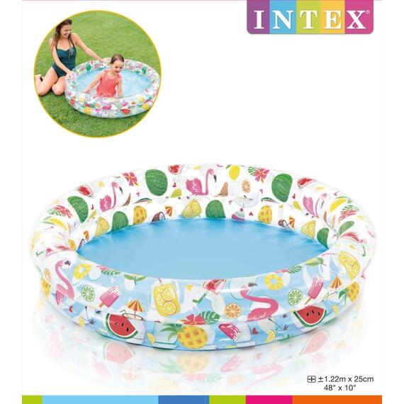 59421 Бассейн надувной Intex Морские Звезды, 122 х 25 см, 1-3 лет, фото , изображение 2