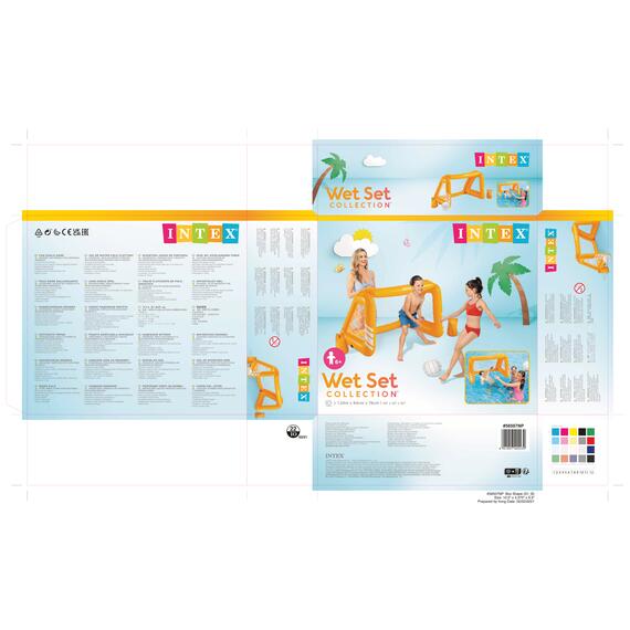 58507 Надувные футбольные ворота Intex, 140 х 89 х 81 см, от 6 лет, фото , изображение 5