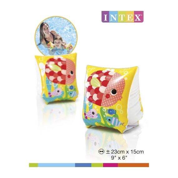 58652 Нарукавники Intex Морские обитатели, 23 х 15 см, от 3-6 лет, фото , изображение 2