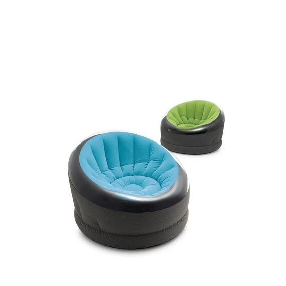 66582 Надувное кресло Intex Empire 112х109х69 см, Голубой, фото 