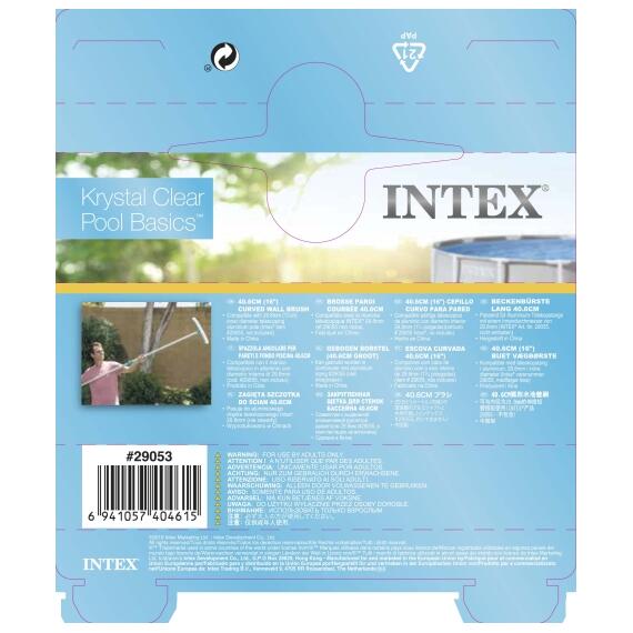 29053 Щетка для чистки бассейна Intex, 41 см x 29,8 мм, фото , изображение 3