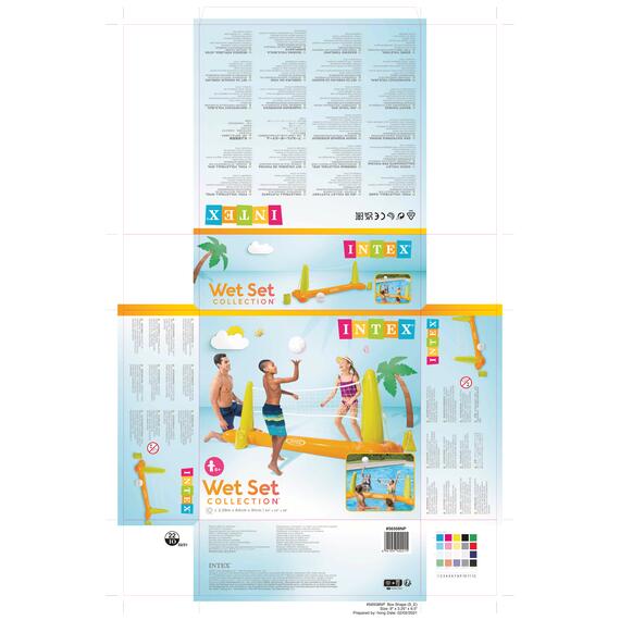 56508 Ворота волейбольные Intex, 239 х 64 х 91 см, от 6 лет, фото , изображение 5