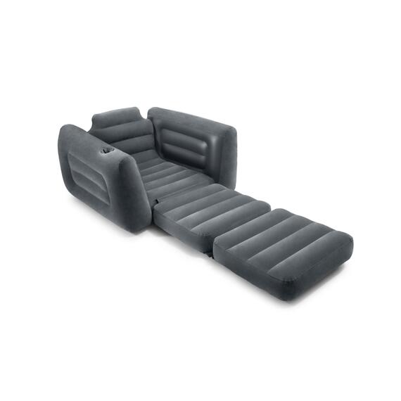 66551 Надувное раскладное кресло Intex 117х224х66 см, фото , изображение 6