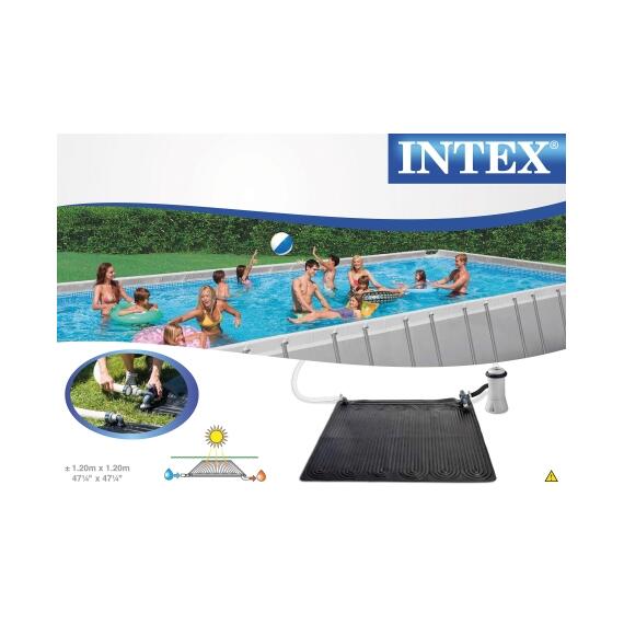 28685 Коврик для нагрева воды от солнечной энергии Intex, 120х120 см, фото , изображение 3