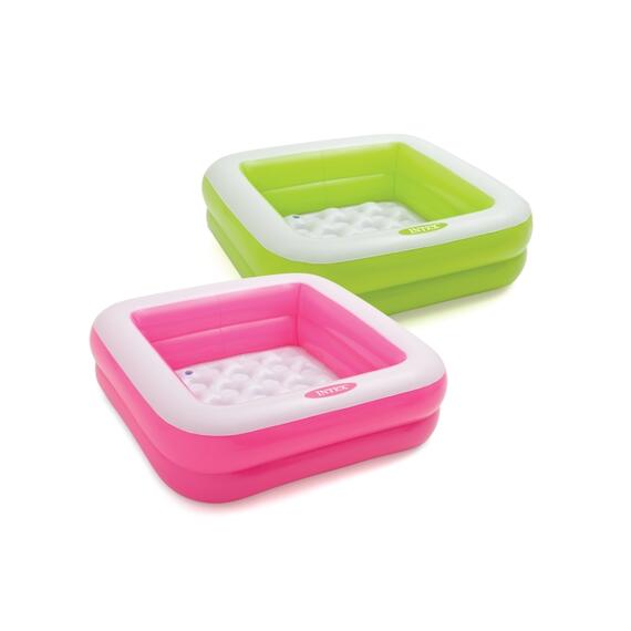 57100 Бассейн надувной Intex Малыш, 85 х 85 х 23 см, Розовый, фото , изображение 7