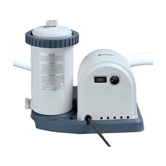 26732 Каркасный бассейн Intex Prism Frame 549 х 122 см, фильтр-насос, лестница, тент, подстилка, фото , изображение 5