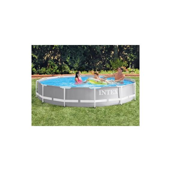26712 Каркасный бассейн Intex Prism Frame 366 x 76 см, фильтр-насос, фото , изображение 3