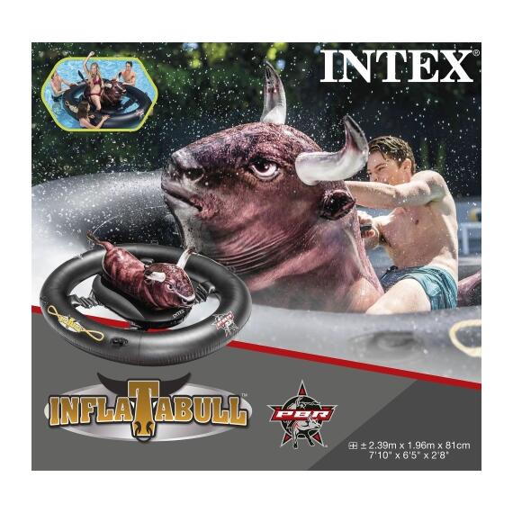 56280 Игрушка надувная для плавания Intex Буйвол, 239 х 196 х 81 см, от 9 лет, фото , изображение 5