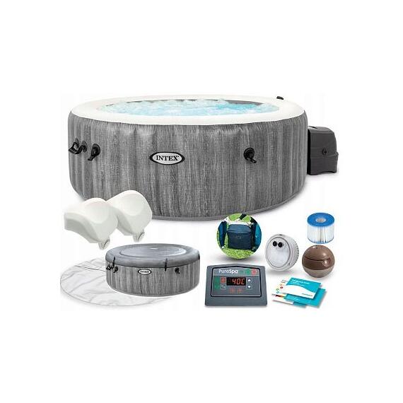 28442 Надувной джакузи (СПА) Intex 216 х 71 см, фото , изображение 3