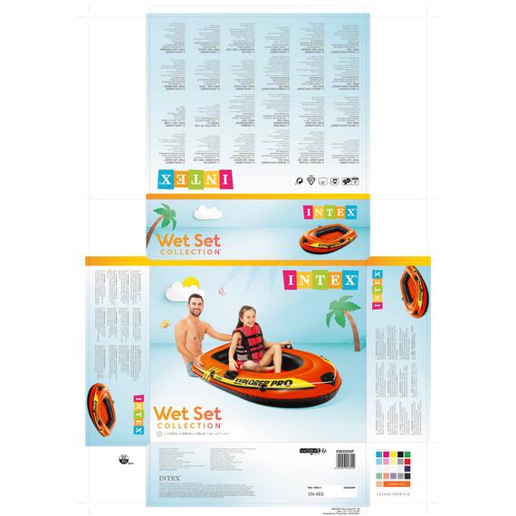 58355 Надувная лодка Intex Explorer Pro 100, 1-мест, фото , изображение 2