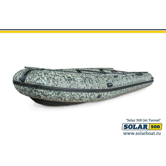Лодка надувная моторная solar-500 JET тоннель (Пиксель), фото , изображение 2