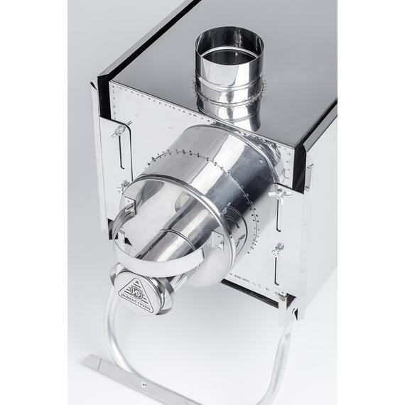 Печь "ИНВЕНТ" экономка большая 690х355х405 (нерж.сталь 0,8 мм) с регулирующимися экранами, фото , изображение 14