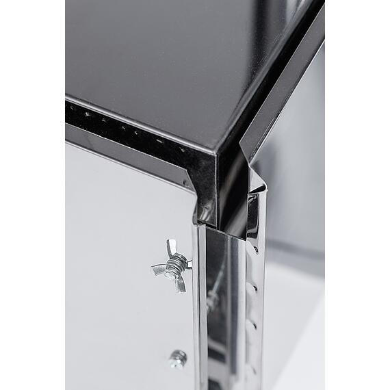 Печь "ИНВЕНТ" экономка большая 690х355х405 (нерж.сталь 0,8 мм) с регулирующимися экранами, фото , изображение 17