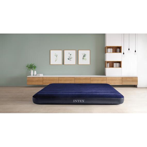 64758 Надувной матрас Intex Classic Downy Airbed Fiber-tech, 137х191х25см, фото , изображение 5