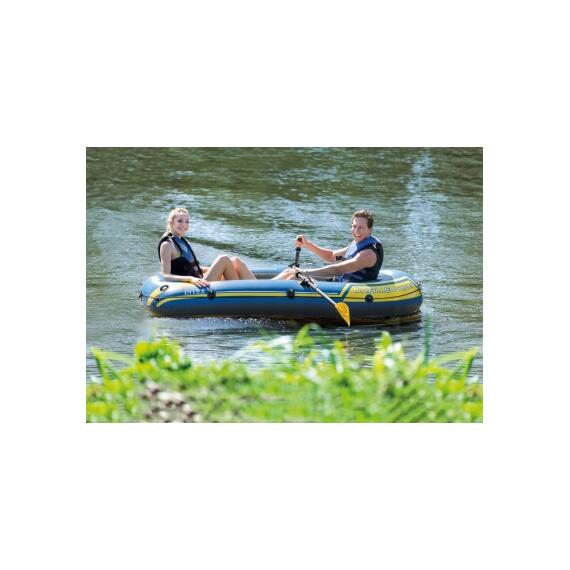 68367 Надувная лодка Intex Challeneger 2, 2х-местн., 236х114х41 см (весла, насос), до 200 кг, фото , изображение 3