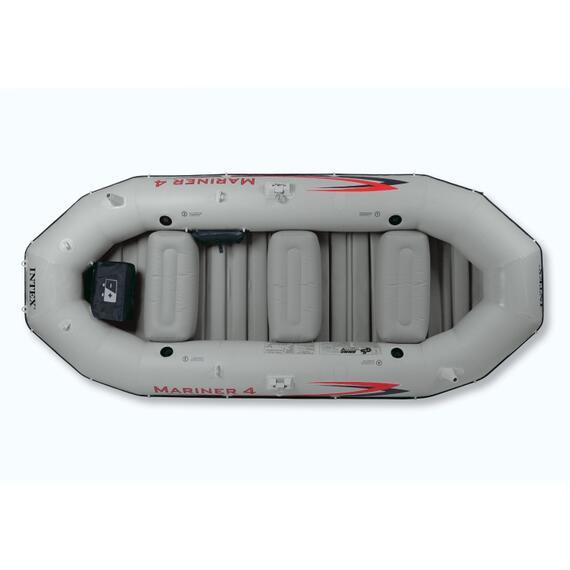 68376 Надувная лодка Intex Mariner 4, 4х-местн., 328 х 145 х 48 см, алюмин.весла, ручной насос, до 400 кг, фото , изображение 2