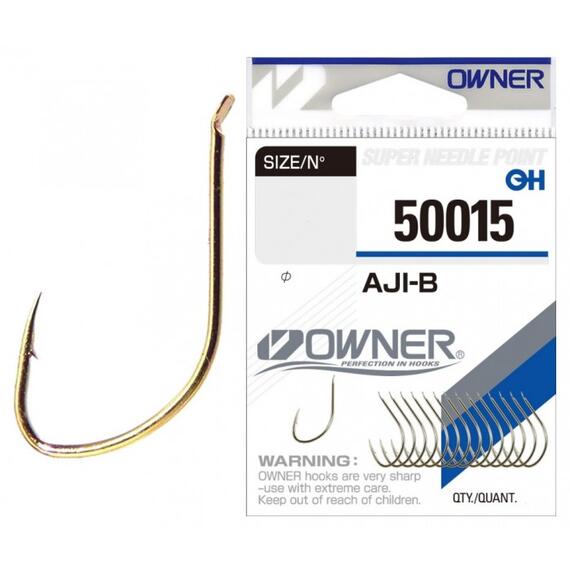 Крючок OWNER Aji B gold №6 14шт, Размер: №6, фото 