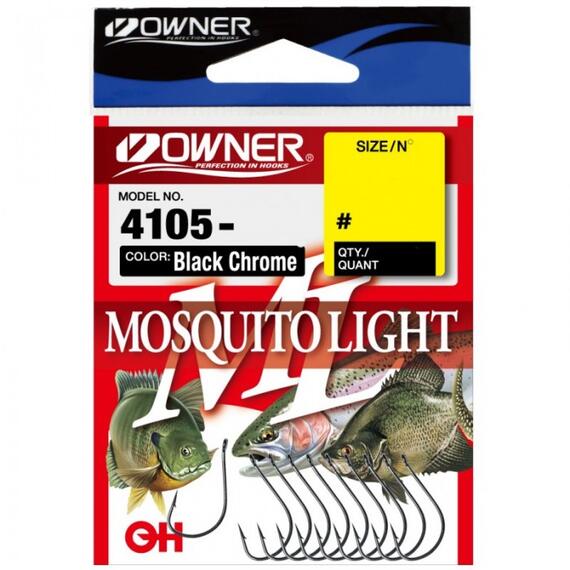 Крючок OWNER Mosquito Light BC №6 10шт, Размер: №6, Количество: 10, фото 
