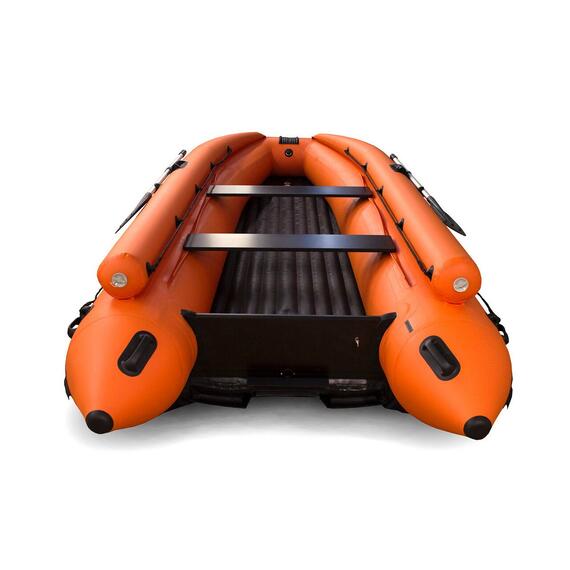 Лодка надувная моторная solar-520 Стрела JET тоннель с фальшбортом (2022) (Оранжевый), фото , изображение 4