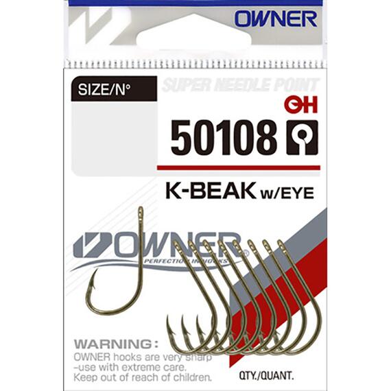 Крючок OWNER K-Beak BC №6 10шт, Размер: №6, Количество: 10, фото 