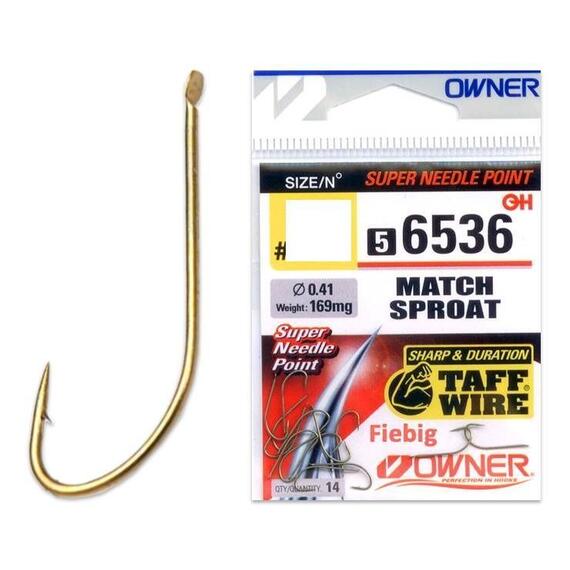 Крючок OWNER Matcn Sproat brown №14 14шт, Цвет: Brown, Размер: №14, Количество: 14, фото 