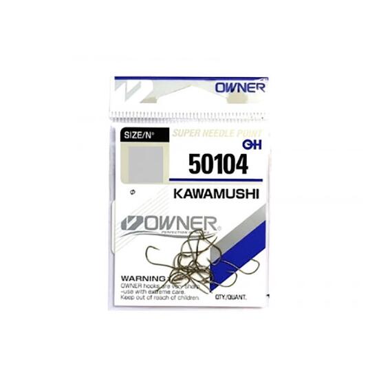 Крючок OWNER Kawamushi brown №11 15шт, Цвет: Brown, Размер: №11, Количество: 15, фото 