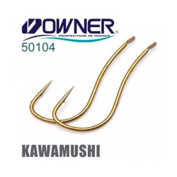 Крючок OWNER Kawamushi brown №10 15шт, Цвет: Brown, Размер: №10, Количество: 15, фото , изображение 2
