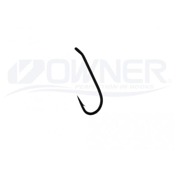 Крючок OWNER Otoshikomi Chinu w/eye №18 15шт, Размер: №18, Количество: 18, фото , изображение 3