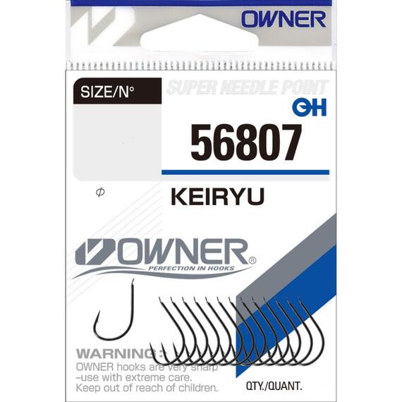 Крючок OWNER Keiryu BC №10 15шт, Размер: №10, Количество: 15, фото 