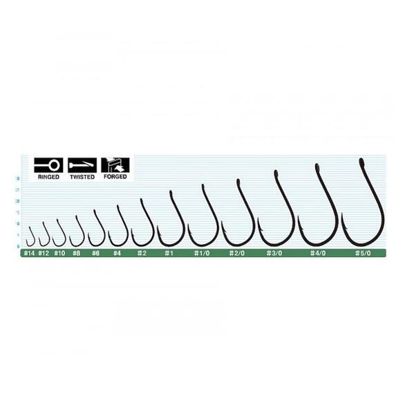 Крючок OWNER Mosquito Hook BC №8 11шт, Размер: №8, Количество: 11, фото , изображение 2