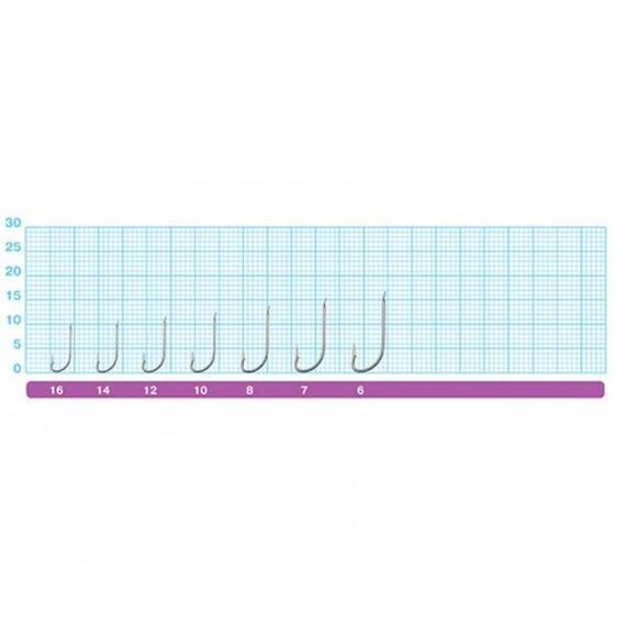 Крючок OWNER Furansu nickel №8 16шт, Размер: №8, Количество: 16 шт., фото , изображение 2