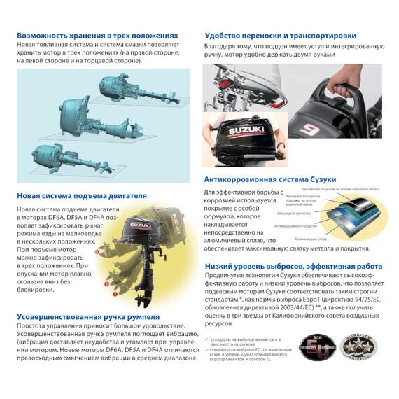 Лодочный мотор Suzuki DF 6AS, фото , изображение 9