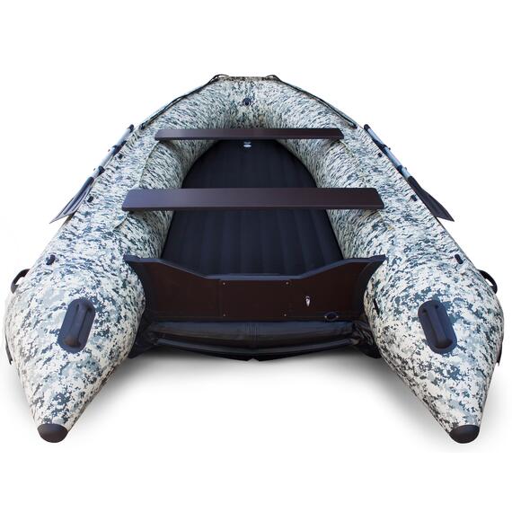 Лодка надувная моторная solar-470 Супер JET тоннель 2020 (пиксель), фото 