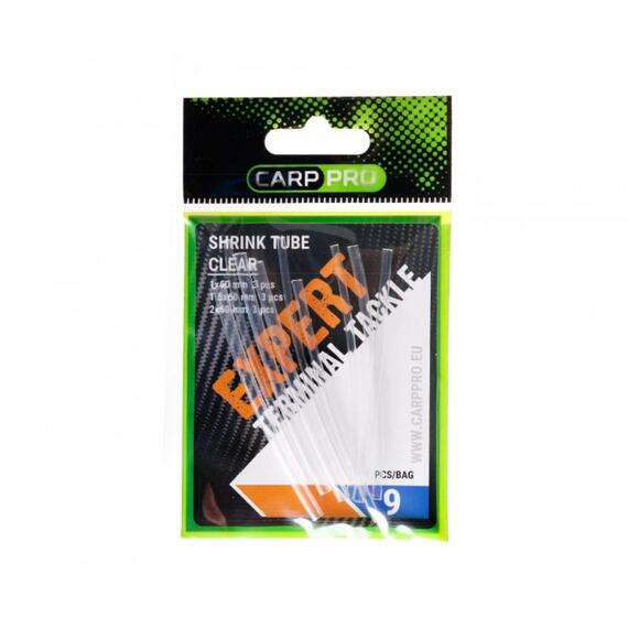 Термоусадочная трубочка CARP PRO набор прозрачная (9 шт), фото 