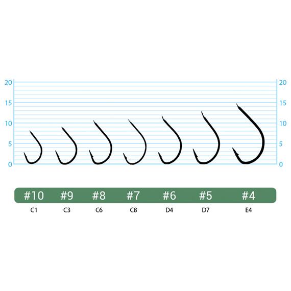 Крючок OWNER Umi Tanago nickel №8 16шт, Цвет: nickel, Размер: №8, Количество: 16, фото , изображение 2