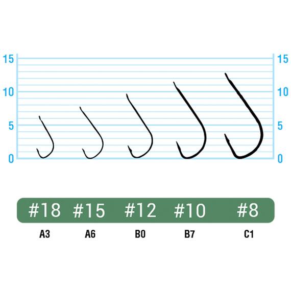 Крючок OWNER Sode Light brown №16 14шт, Цвет: Brown, Размер: №16, Количество: 14, фото , изображение 2