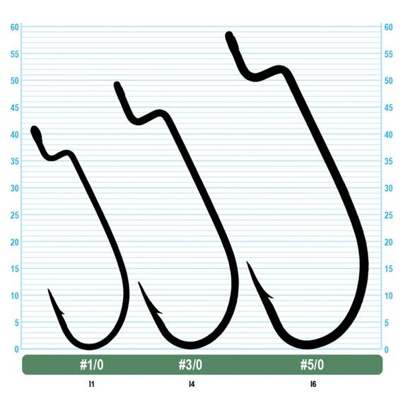 Крючок OWNER Offset Shank Wide Gap BC №1/0 6шт, Размер: №1/0, Количество: 6, фото , изображение 2