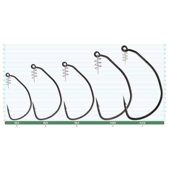 Крючок OWNER Beast With Twist Lock BC №4/0 3шт, Размер: №4/0, Количество: 3, фото , изображение 2