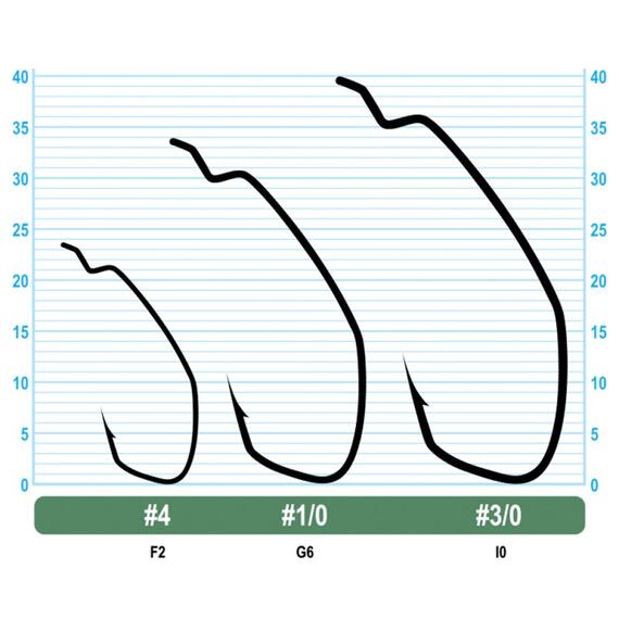 Крючок OWNER Down Shot Offset BC №3/0 6шт, Размер: №3/0, Количество: 6, фото , изображение 2