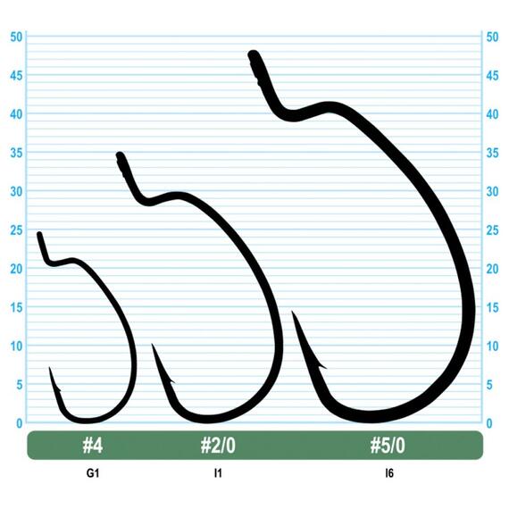 Крючок OWNER Rig'N Hook BC №4/0 5шт, Размер: №4/0, Количество: 5, фото , изображение 2