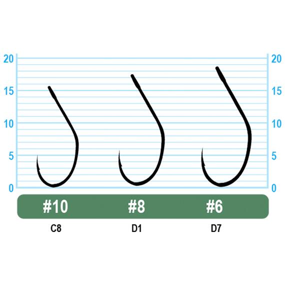 Крючок OWNER S-21 BC №6 10шт, Размер: №6, Количество: 10, фото , изображение 2