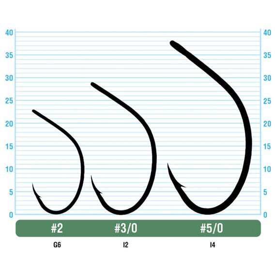 Крючок OWNER S-61 BC №2 9шт, Размер: №2, Количество: 9, фото , изображение 3