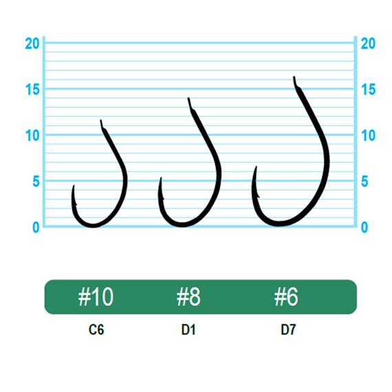 Крючок OWNER Super Yamame brown №7 13шт, Цвет: Brown, Размер: №7, Количество: 13, фото , изображение 2