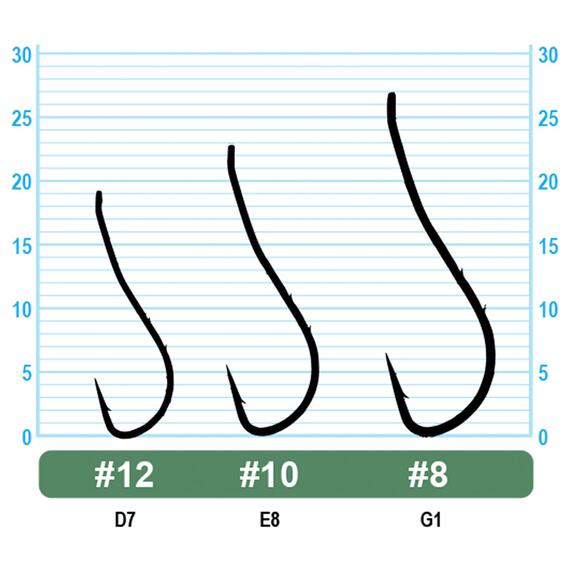 Крючок OWNER Worm SP-BH bloody red №10 8шт, Цвет: Red, Размер: №10, Количество: 8, фото , изображение 2