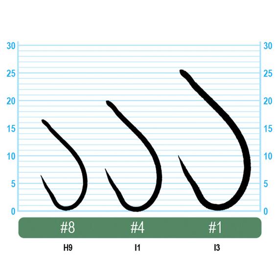 Крючок OWNER Carp Flyliner BL BC №2 5шт, Размер: №2, Количество: 5, фото , изображение 2