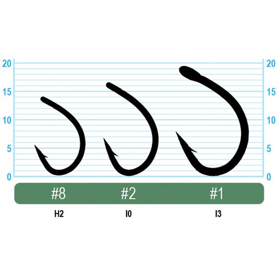 Крючок OWNER Carp Tsuyosni BC №2 5шт, Размер: №2, Количество: 5, фото , изображение 2